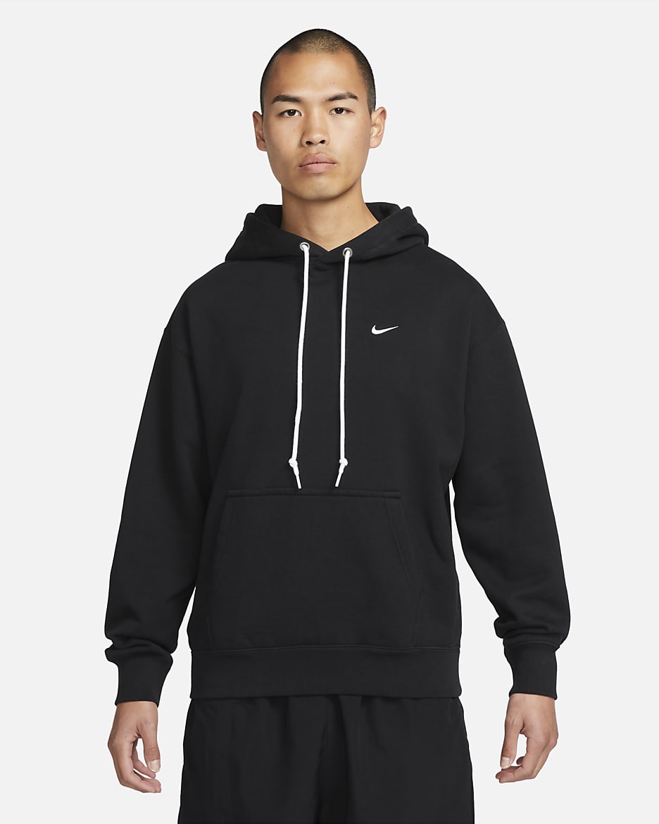 Nike Solo Swoosh Men s French Terry Pullover Hoodie